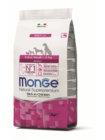 Monge Dog Adult Extra Small Chicken 3kg